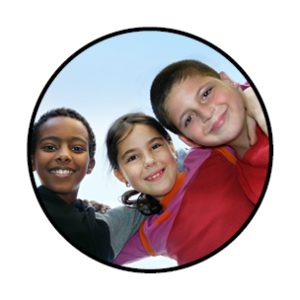 kids smiling
