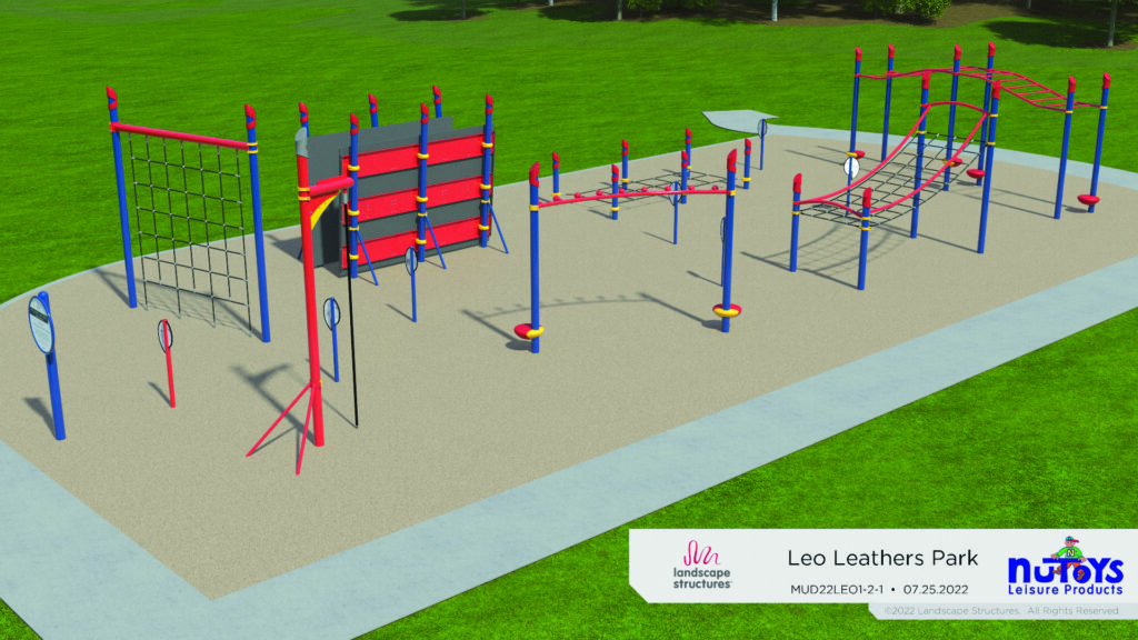 Architects rendering of a challenge coures