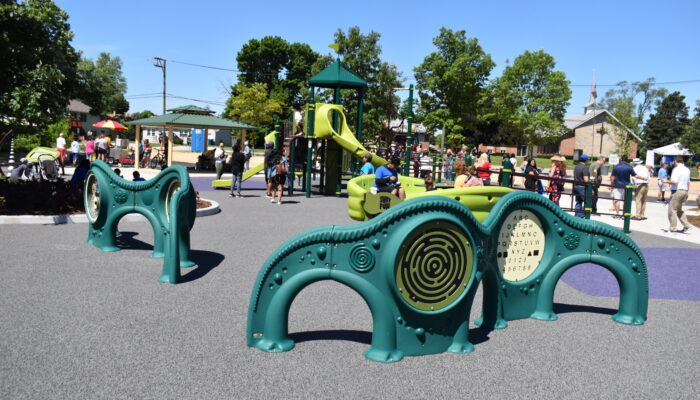 Sensory Wall feature for All-Inclusive Playground concept for Kracklauer Park