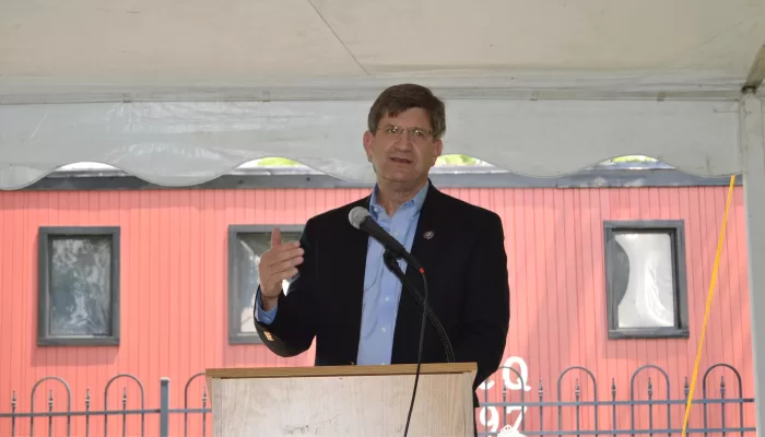 Congressman Brad Schneider at Mundelein Heritage Museum